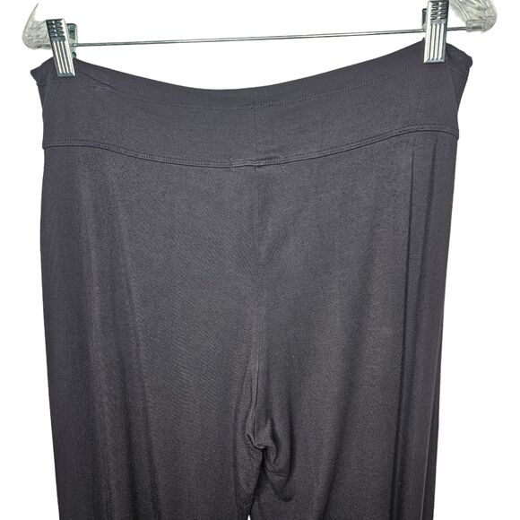 SOLD. BAREFOOT DREAMS Luxe Milk Jersey Black Lounge Pants Joggers Women's Medium - Picture 7 of 8
